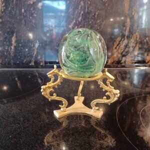 BEAUTIFUL KERRY GLASS HAND BLOWN SPHERE